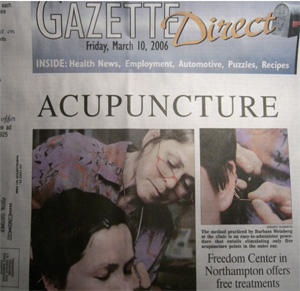 Gazette Acupuncture Clinic Cover Story image